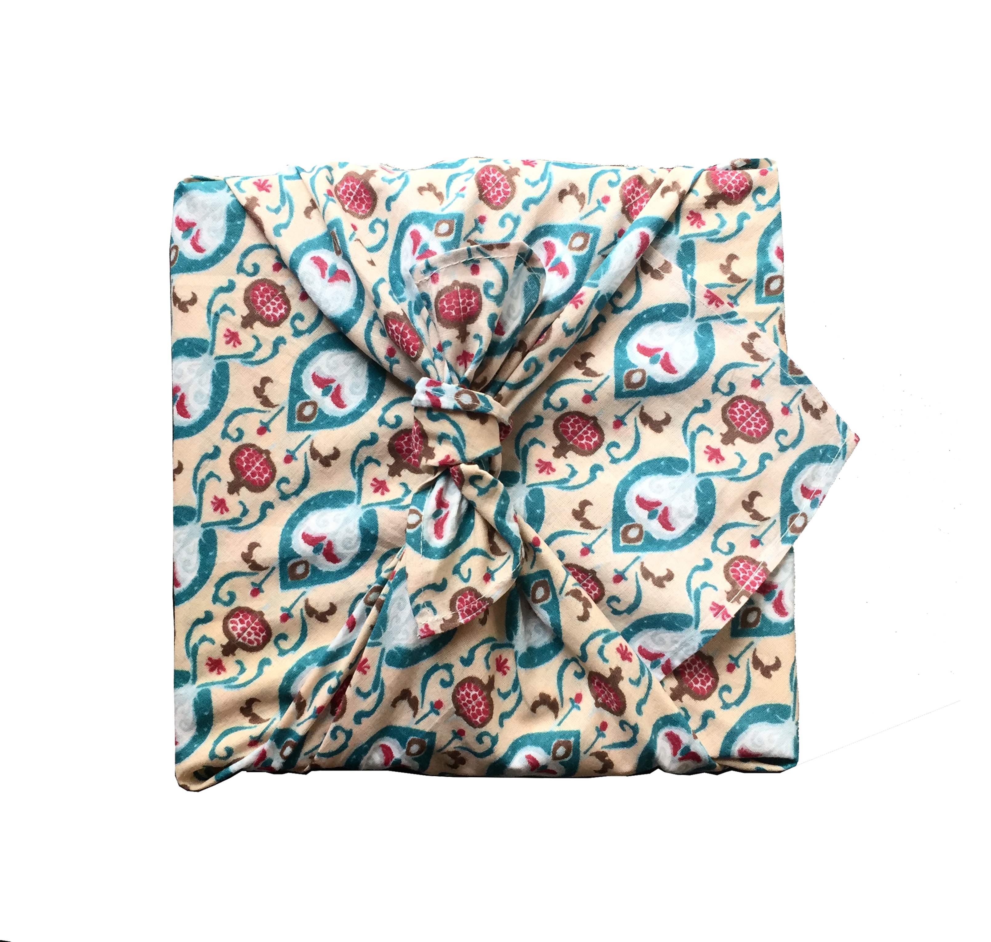 Fabric Wrapping Paper - Teal Single Sided | Gift Wrapping | Reuze It | Eco Store | Eco Friendly Products