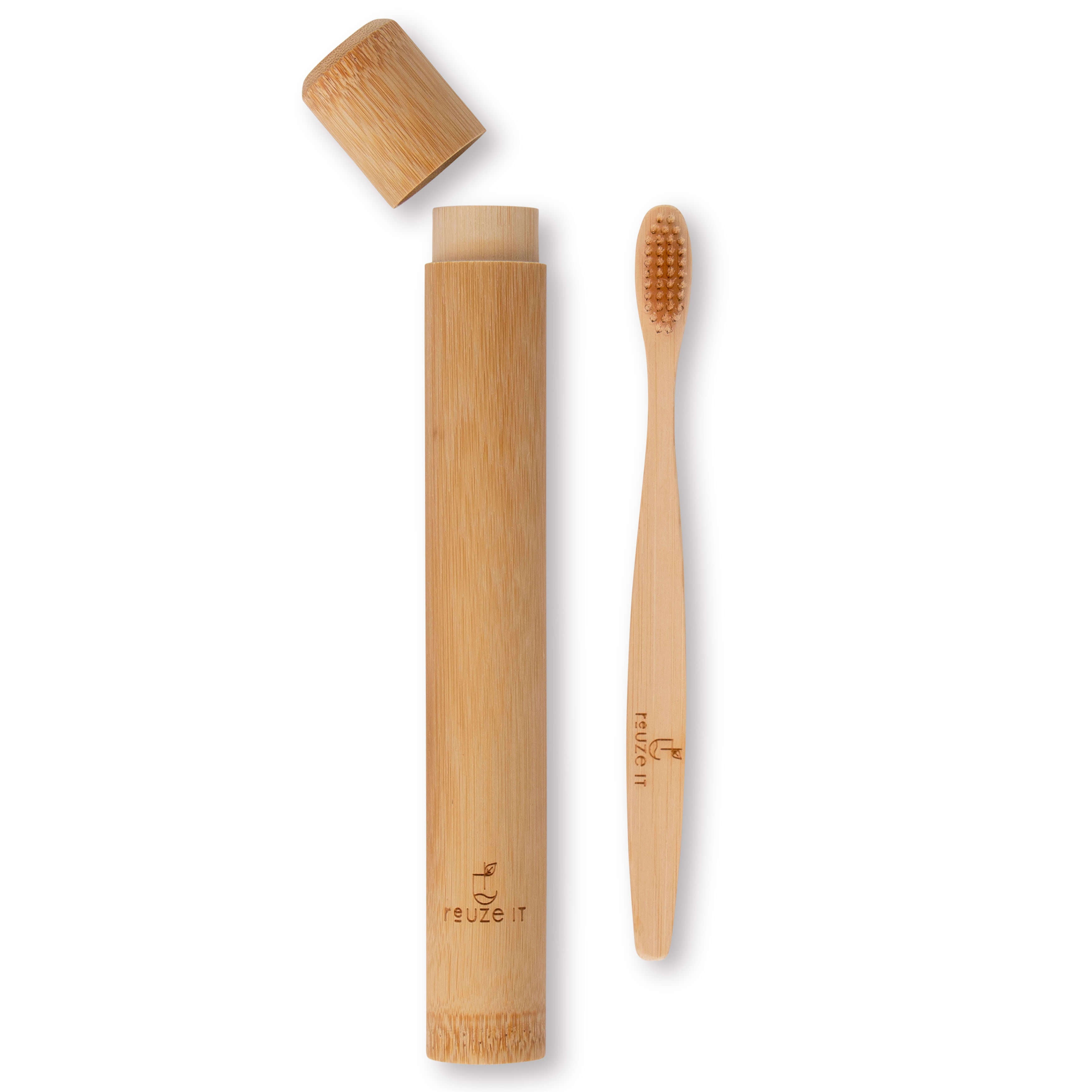 Bamboo Toothbrush with Holder | Dental Care | Reuze It | Eco Store | Eco Friendly Products