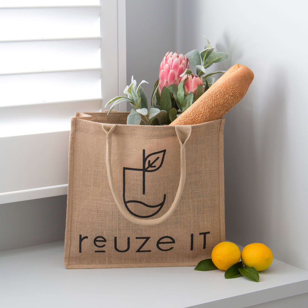 Reusable Jute Tote Shopping Bag Reusable Bag