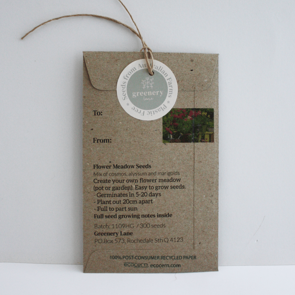 Teacher Gift - Seed packet with gift tag | Gift Card | Reuze It | Eco Store | Eco Friendly Products